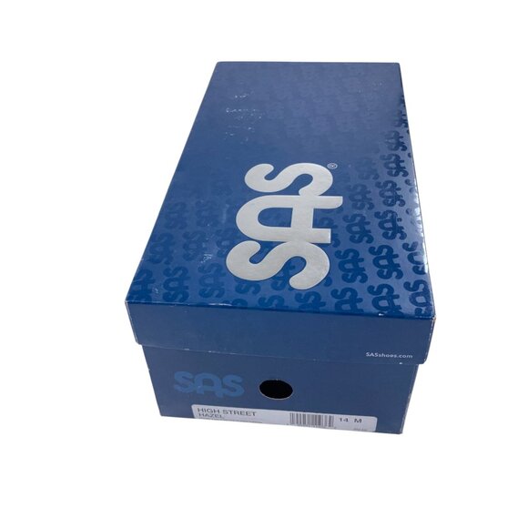 SAS High Street Lace Up Sneaker Mens Size 14 M Hazel Brown Leather NEW - Picture 8 of 9